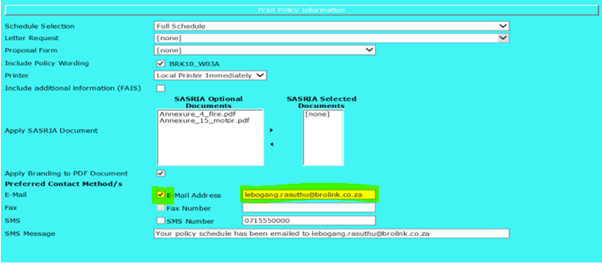Password Protection Of Schedules - Brolink